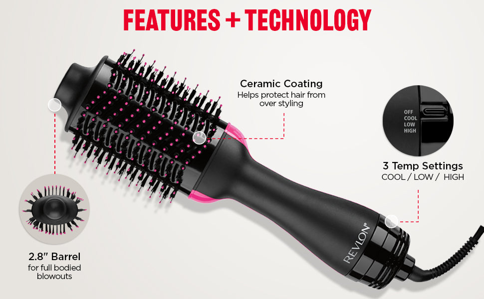 Professional Hair Curler Hair Straightener Hair Dryer Hot Air Brush Styling Tool
