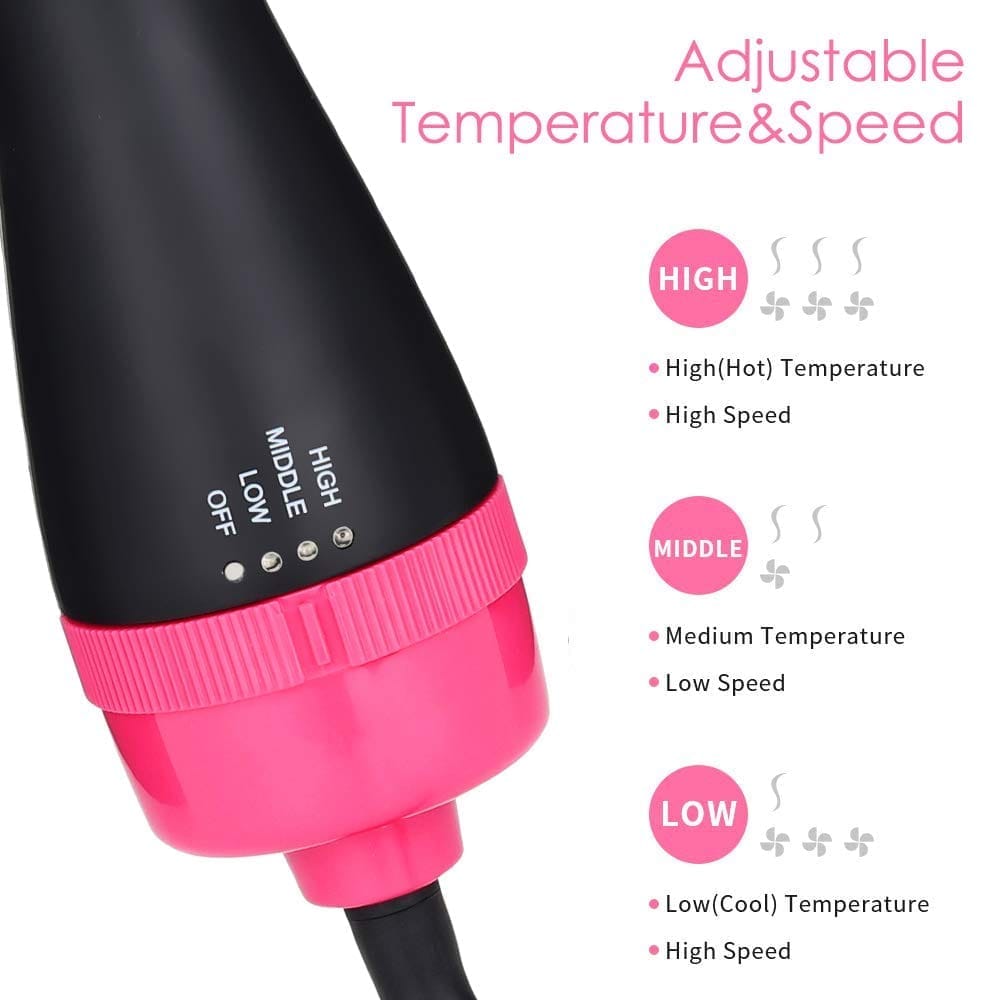 Professional Hair Curler Hair Straightener Hair Dryer Hot Air Brush Styling Tool