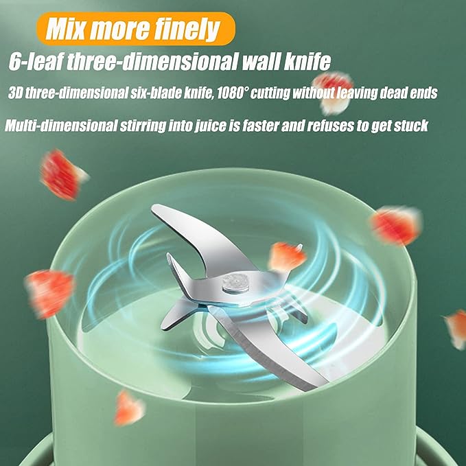 Portable Rechargeable Mini Juicer Blender