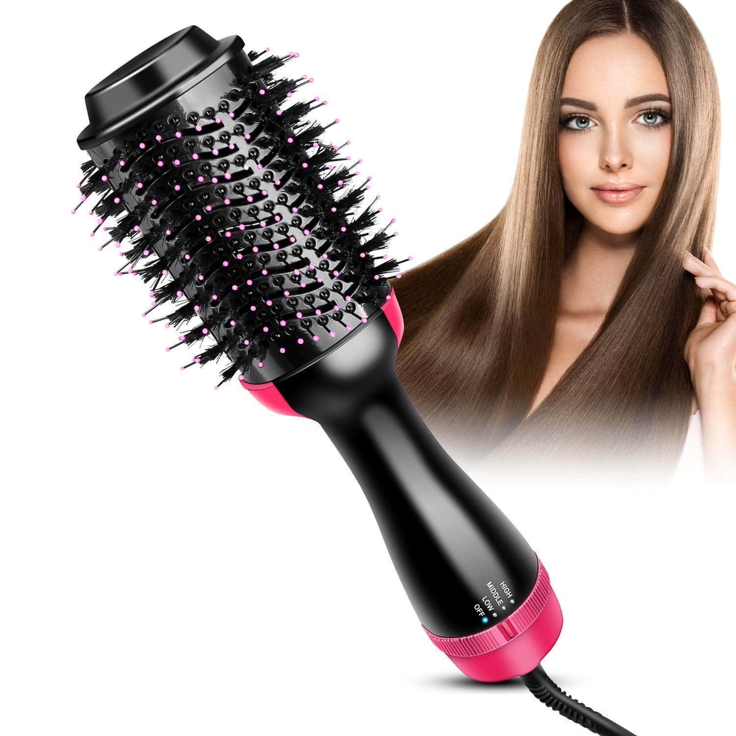 Professional Hair Curler Hair Straightener Hair Dryer Hot Air Brush Styling Tool