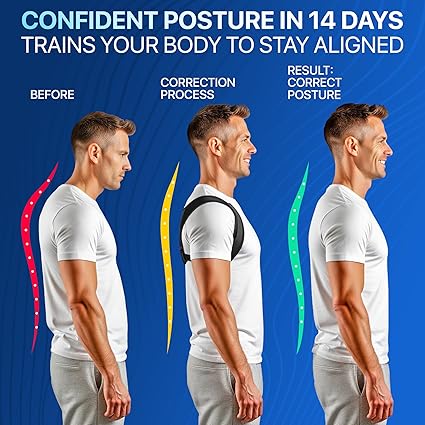 Posture Corrector - Adjustable Shoulder & Spine Support