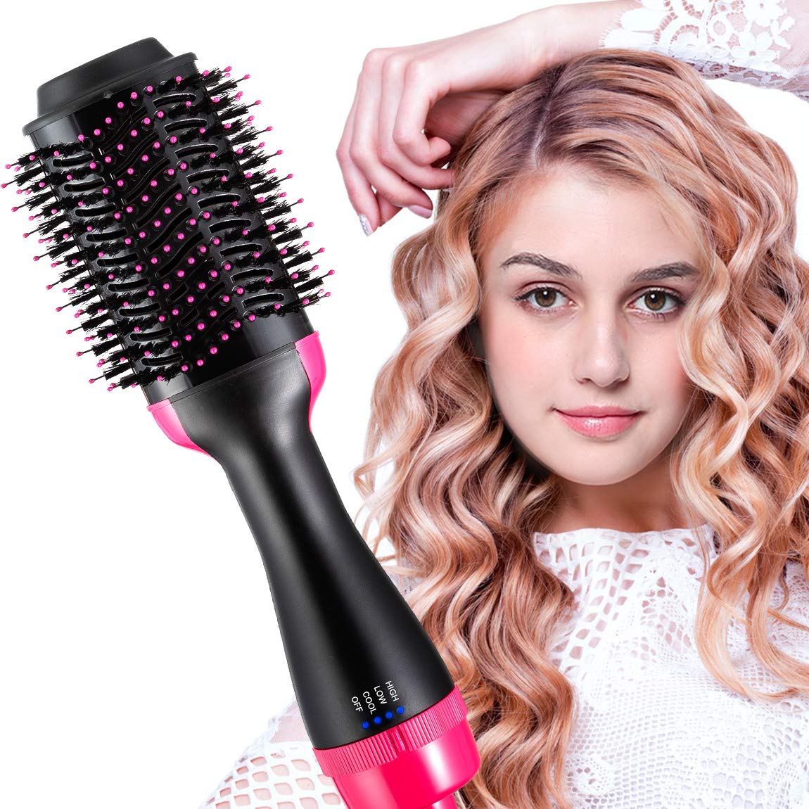 Professional Hair Curler Hair Straightener Hair Dryer Hot Air Brush Styling Tool